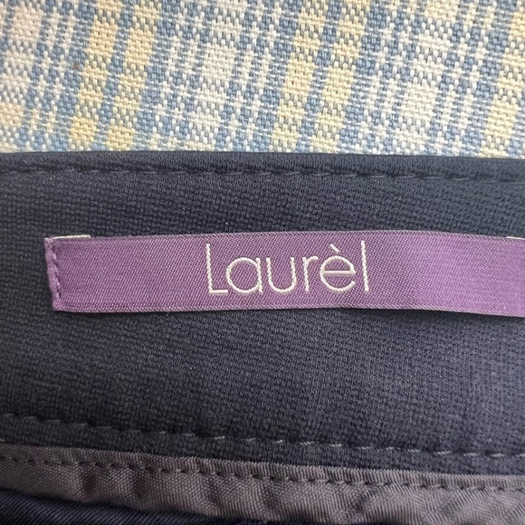 Laurel Navy Moto Pants Size 6 - Picture 8 of 10